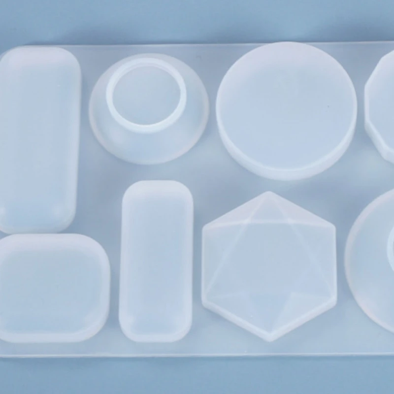 

Crystal Epoxy Resin Mold Geometric Earring Ear Pendant Casting Silicone Mould DIY Crafts Jewelry Making Tool