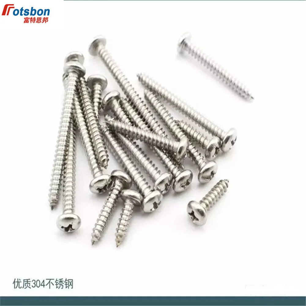 Саморез M3.5 с крестообразной головкой винты из нержавеющей стали шипами Tornillos Viti