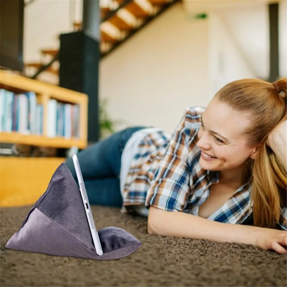 Универсальная подставка для планшета подушек iPad смартфона многоугольная мягкая