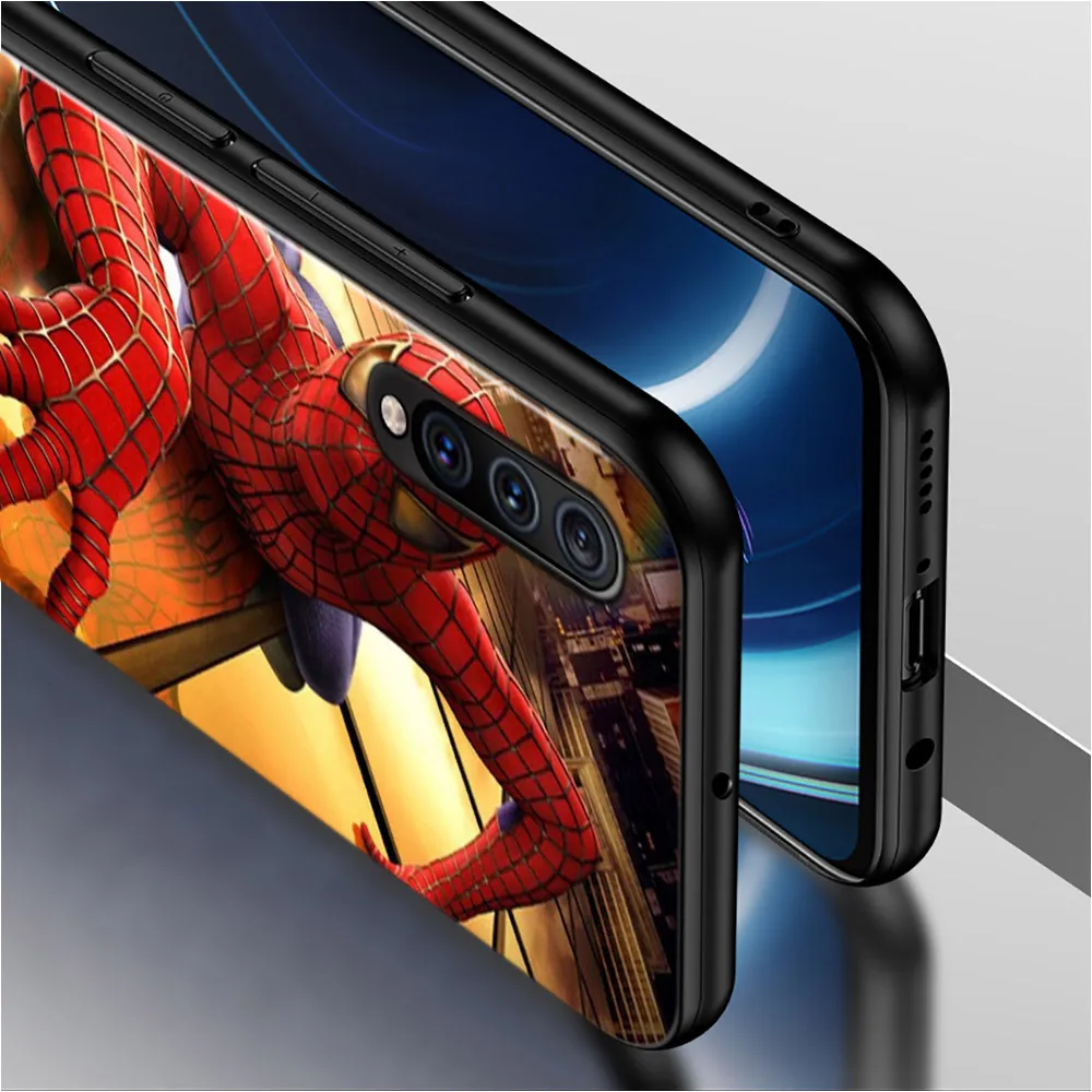 Black Soft Marvel Venom Spiderman For Samsung Galaxy A90 A80 A70 A70S A60 A50 A40 A30 A30S A20S A20E A10 A10E Phone Case