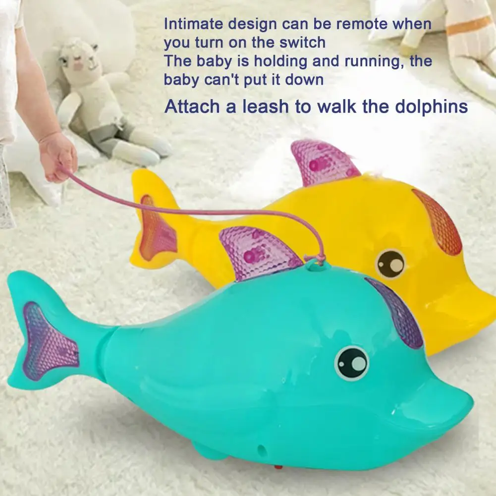 

Adorable Leash Dolphin Small LED Toy Leash Dolphin Lovely Shape Drop Resistant