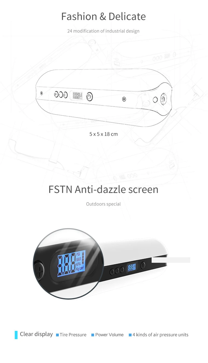 

150PSI Bicycle Electric Inflator Mountain Bike Car Cycle Inflator Bicycle Air Pressure Pump Rechargeable Wireless Tire Pump