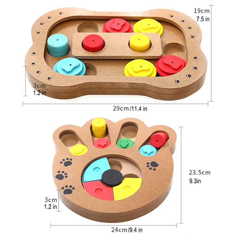 

Dogs Puppy Training Games toy Dog Puzzle Toys Increase IQ Interactive Slow Dispensing Feeder Pet Feeding Food Intelligence Toy