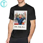 Коричневая футболка Милли Бобби, базовая футболка с короткими рукавами, футболка большого размера