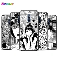 junji ito tees horror silicone cover for samsung a9s a8s a6s a9 a8 a7 a6 a5 a3 plus star 2018 2017 2016 soft phone case