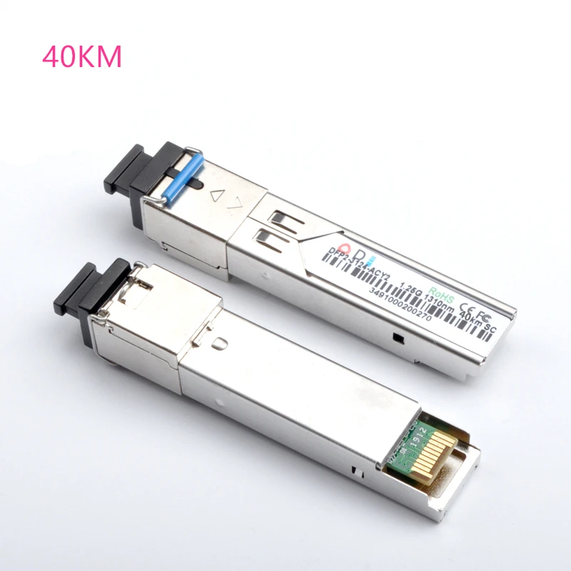 Волоконно-оптический модуль SC SFP 1 25G 20/40/60/80/100KM 1310/1490 нм одноволоконный оптический