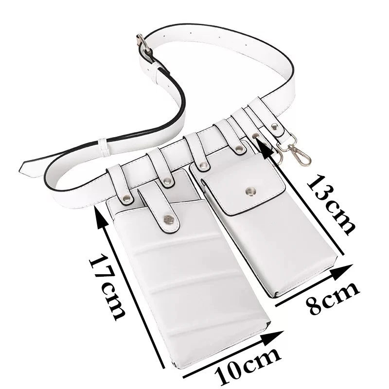 

Women Waist Bag Fashion Leather Waist Belt Bag Crossbody Chest Bags Girl Fanny Pack Small Phone Pack Bum strap Packs A1234