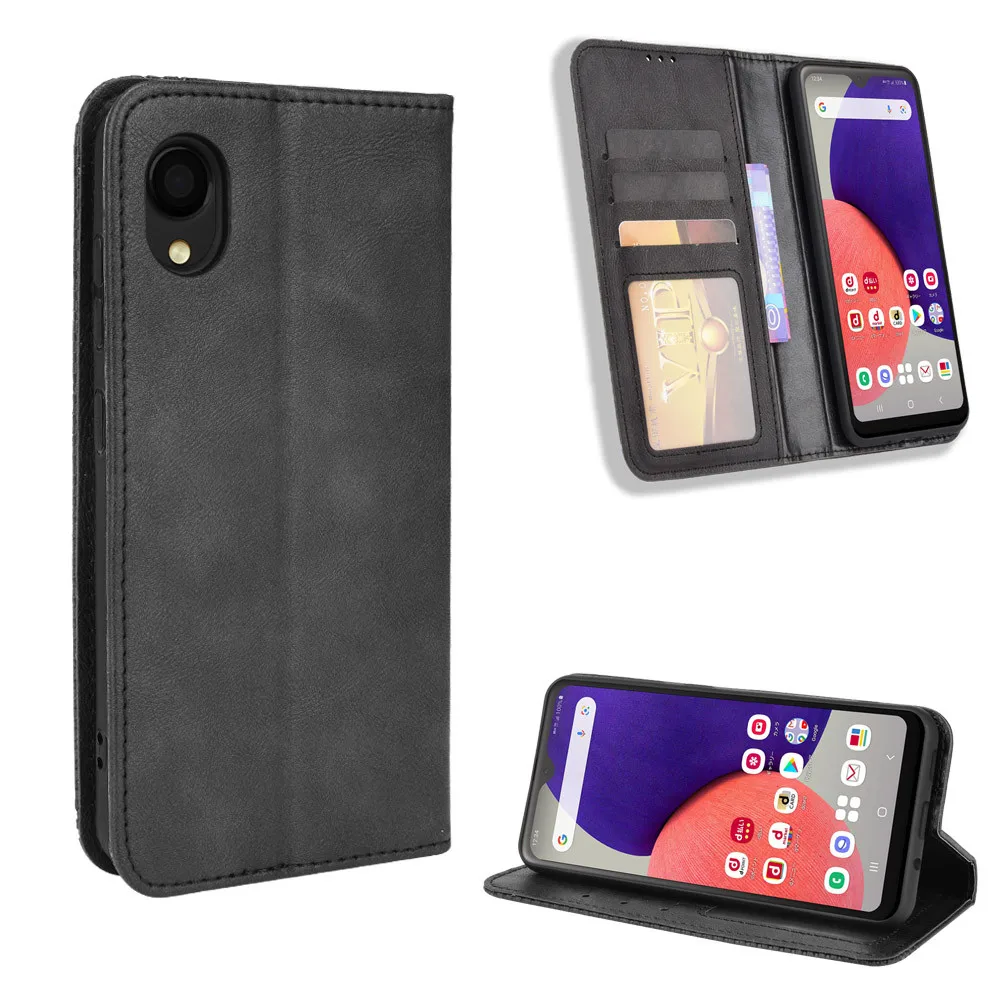 Роскошный японский флип-кошелек из искусственной кожи для Samsung Galaxy A22 | Мобильные