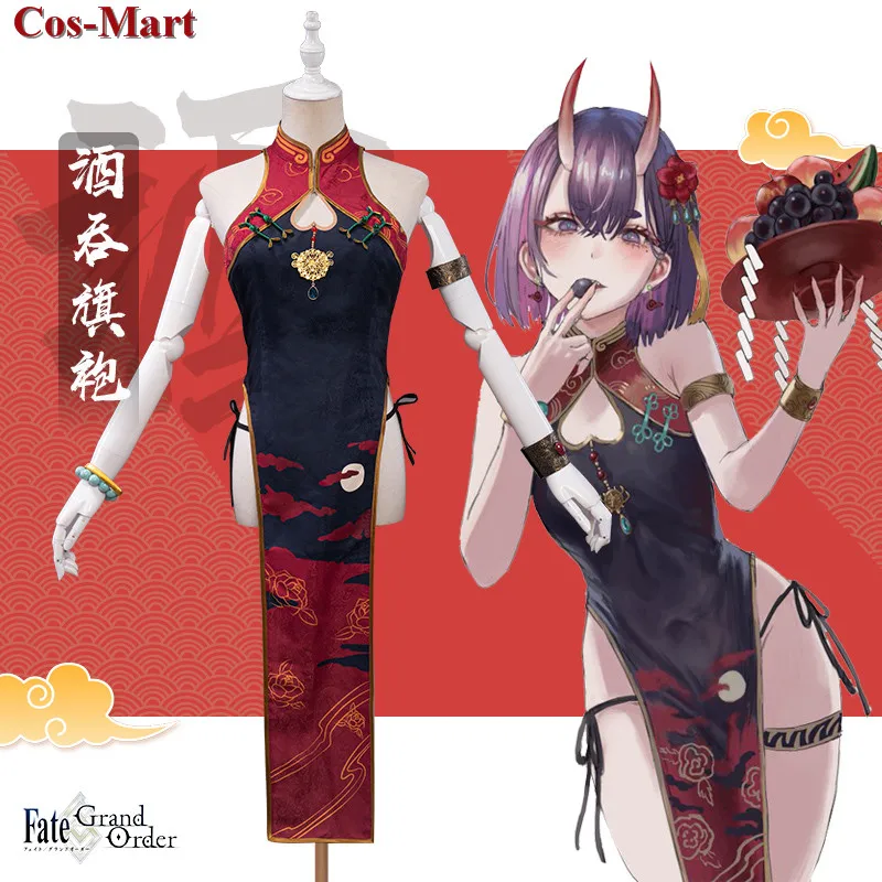 

Игры Fate/Grand для Shuten Доджи косплэй костюм Женская мода Cheongsam равномерное активности вечерние Одежда для ролевых игр S-XL Новый