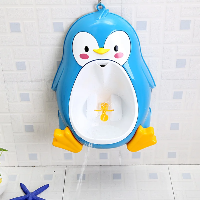 Для маленьких мальчиков Пингвин туалет горшок обучение малышей писсуар Ванная