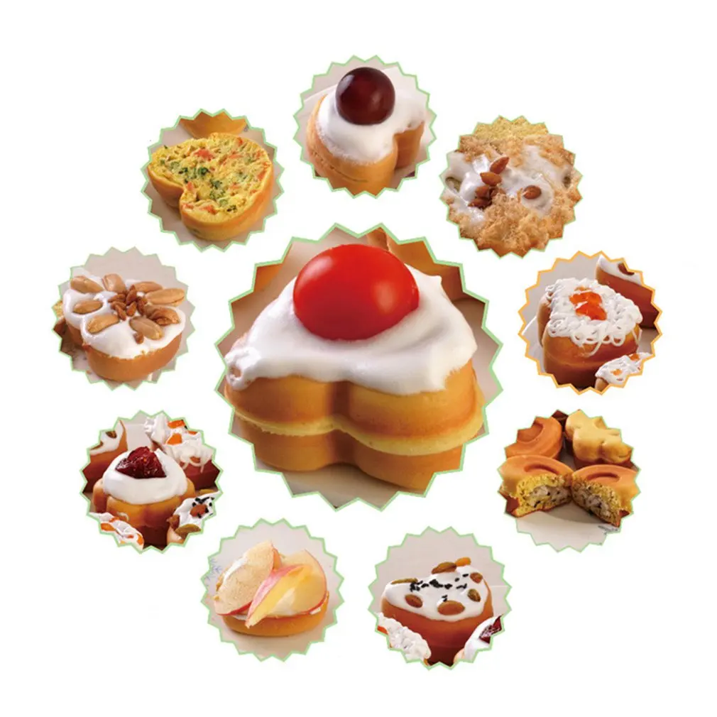 Бытовая Автоматическая машинка для выпечки тортов мультяшная детская Мини хлеба