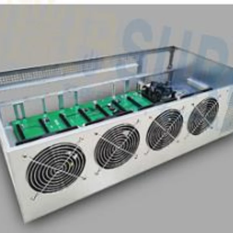 

Placa base GPU B85 integrada, chasis de placa electrolítica engrosada, 8 tarjetas gráficas ETH Miner, plataforma enchufablCD
