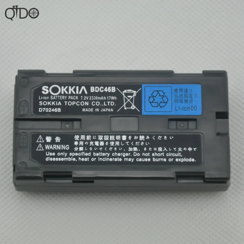 

New High quality BDC46/BDC46B/BDC46A Li-ion battery (7.2V, 2330mAh) SOKKIA total Station