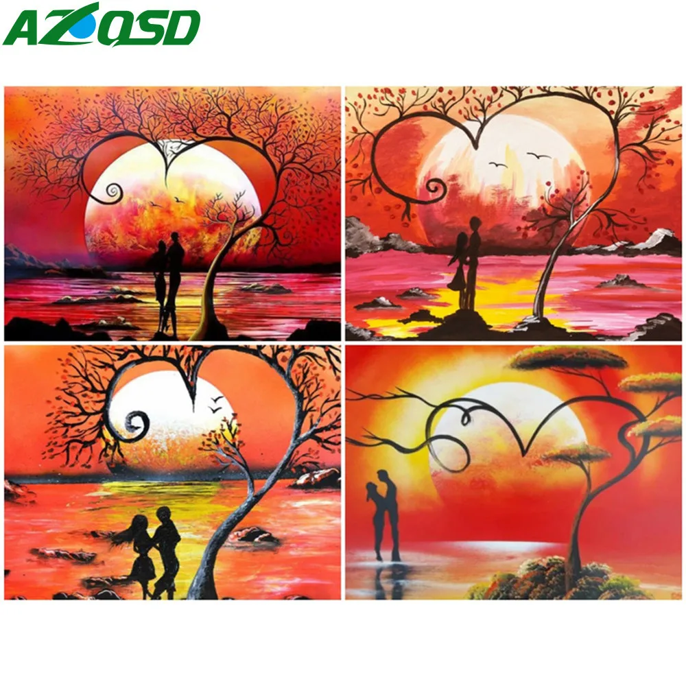 

Набор для рисования по номерам на холсте «любовь»