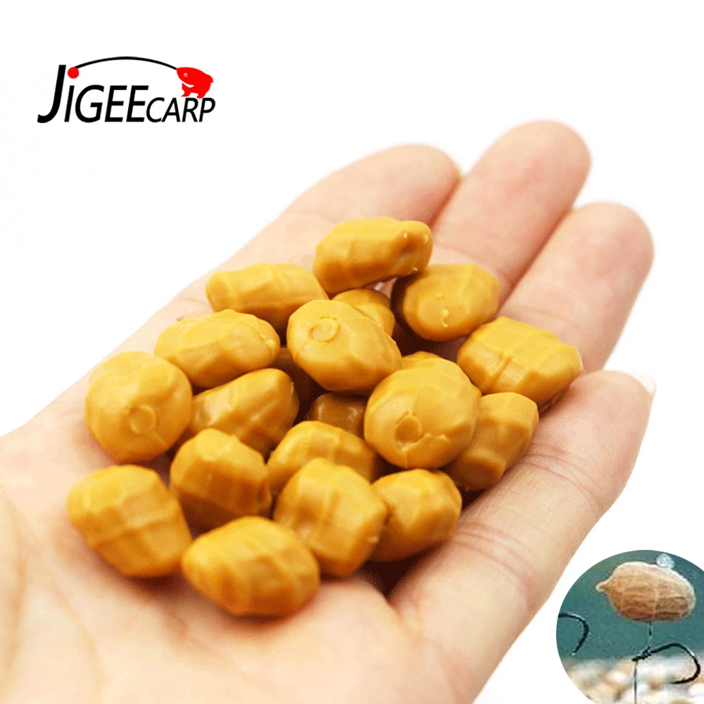 JIGEECARP 100 шт. Карп рыболовные всплывающие мягкие плавающие тигровые гайки искусственные гранулы приманки терминальные снасти Rig приманки