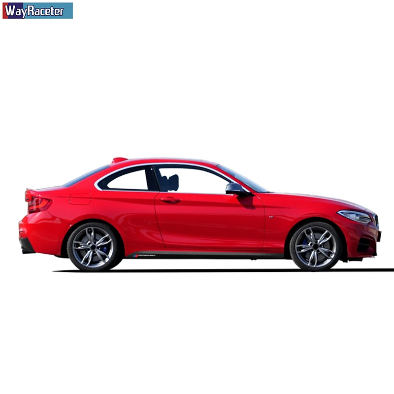 Наклейки в полоску на дверь автомобиля 2 шт. наклейки для BMW серии F22 Coupe F23 228i M235i M240i