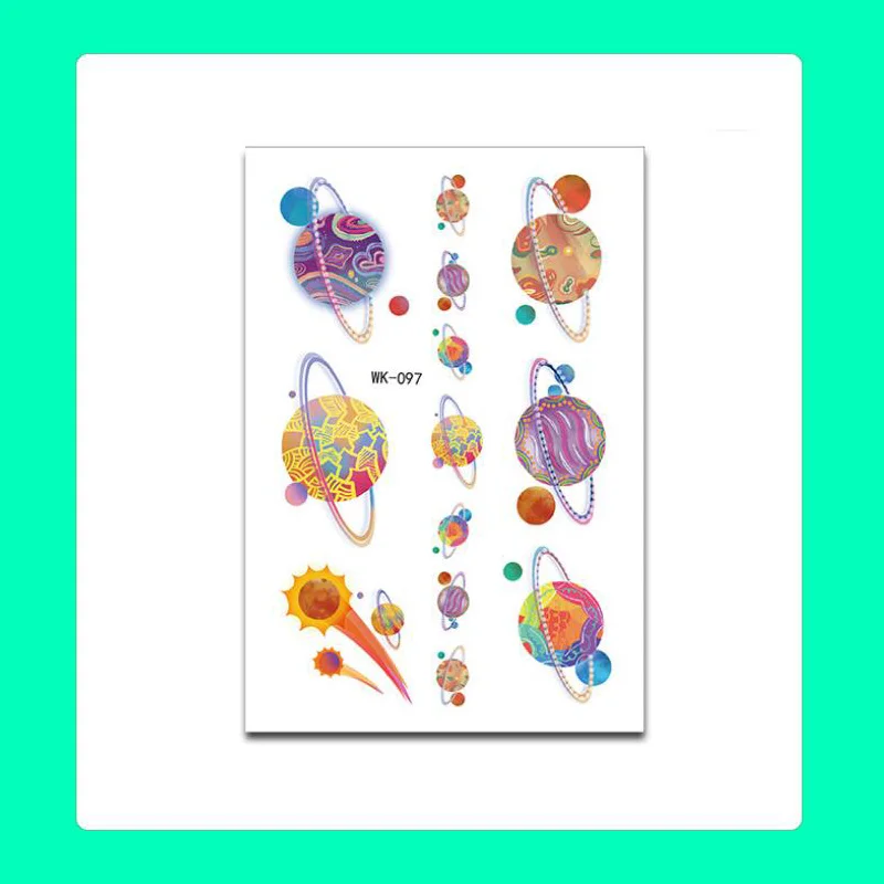 Временные татуировки Hyun A 10 шт. милые наклейки и переводки Детские боди-арт