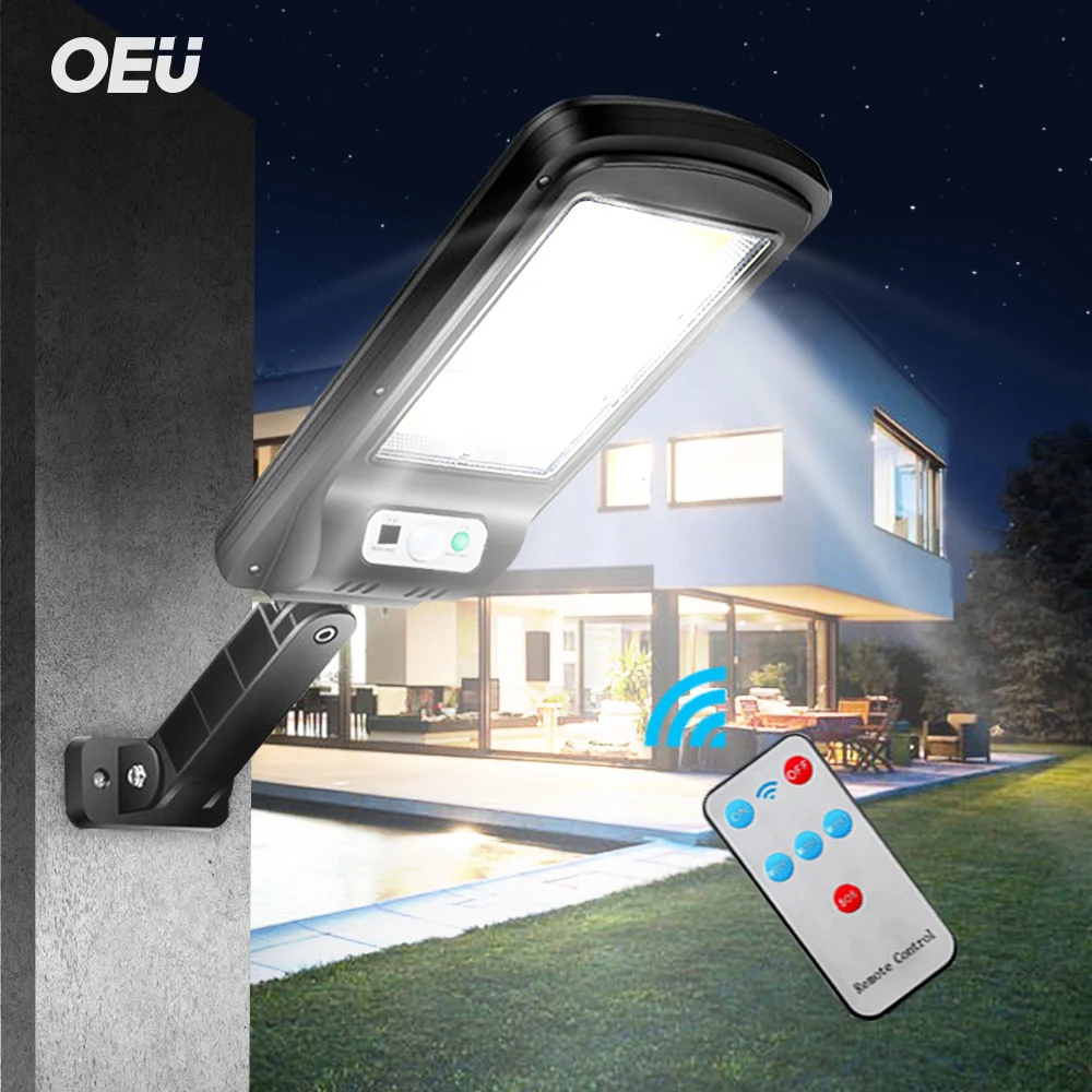 

СВЕТОДИОДНЫЙ Уличный настенный светильник на солнечной батарее, фонарь с датчиком движения, солнечная панель, садовый уличный солнечный св...