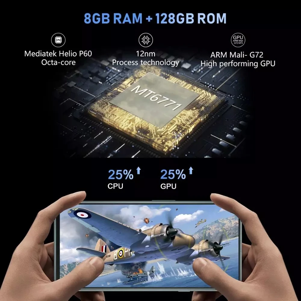 Cubot C30 смартфон с 5 5-дюймовым дисплеем ОЗУ 8 Гб ПЗУ 128/256 ГБ Android 10 | Мобильные