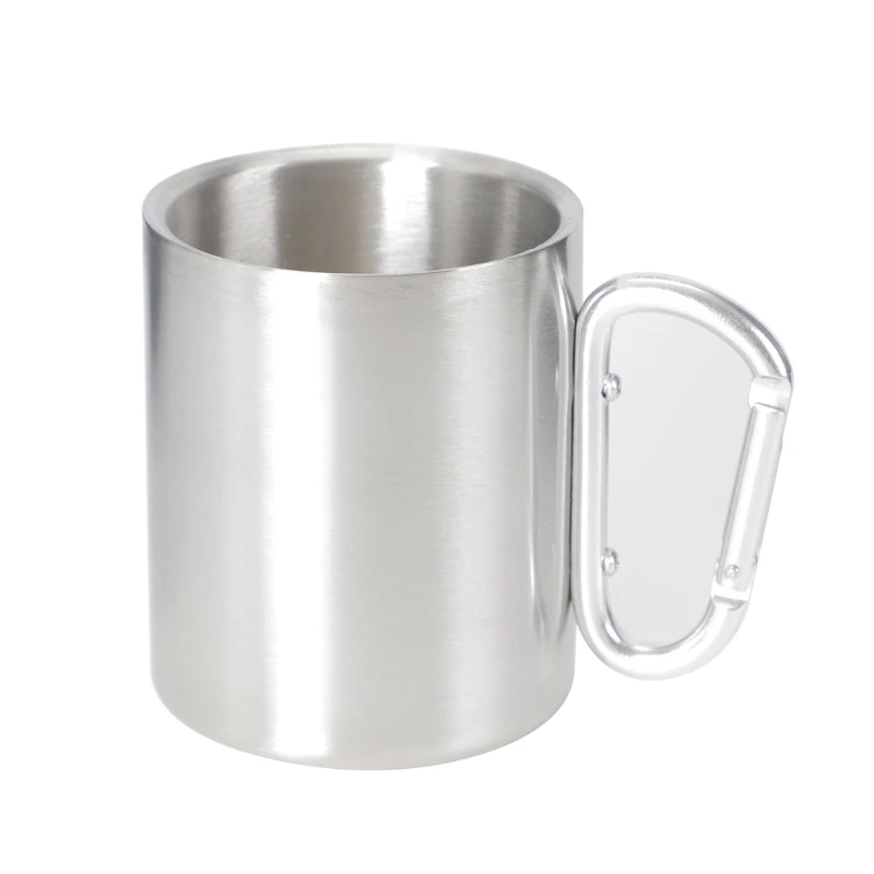 

330ml Camping Traveling Stainless Steel Double Wall Beer Tea Water Cup for Outdoor Sports Rust-proof Mug