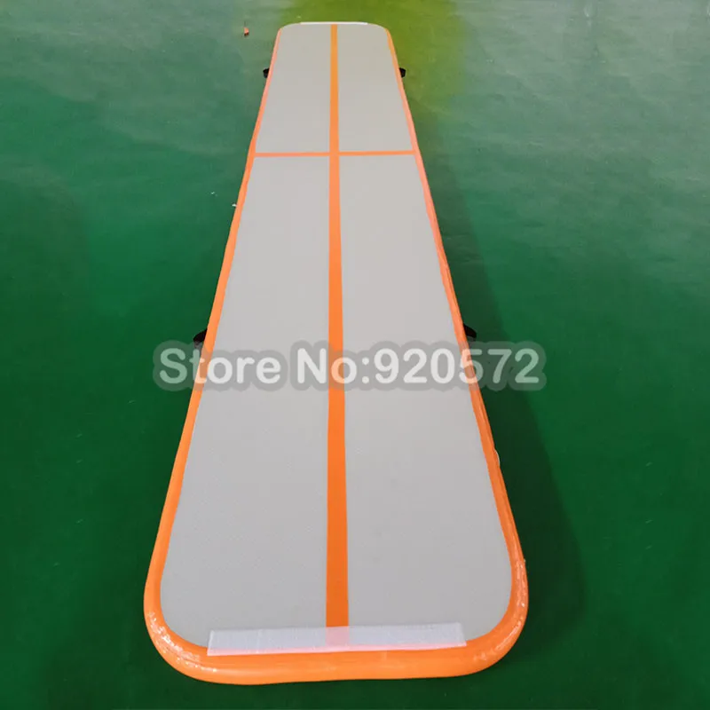 Бесплатная доставка насос надувная гимнастическая воздушная дорожка Mintgreen 6 м