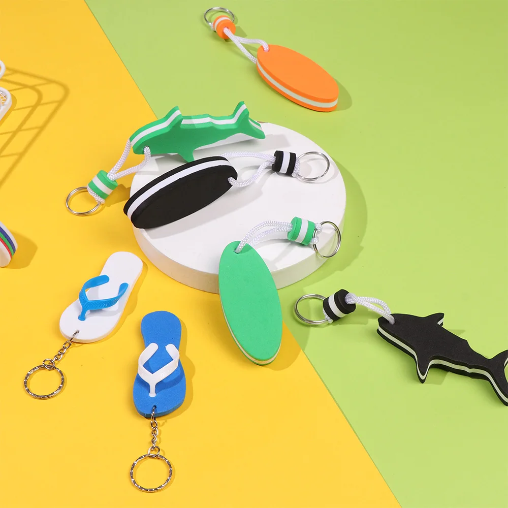 Брелок для ключей Рыбалка подвеска в виде разных форм плавающая водная гребли