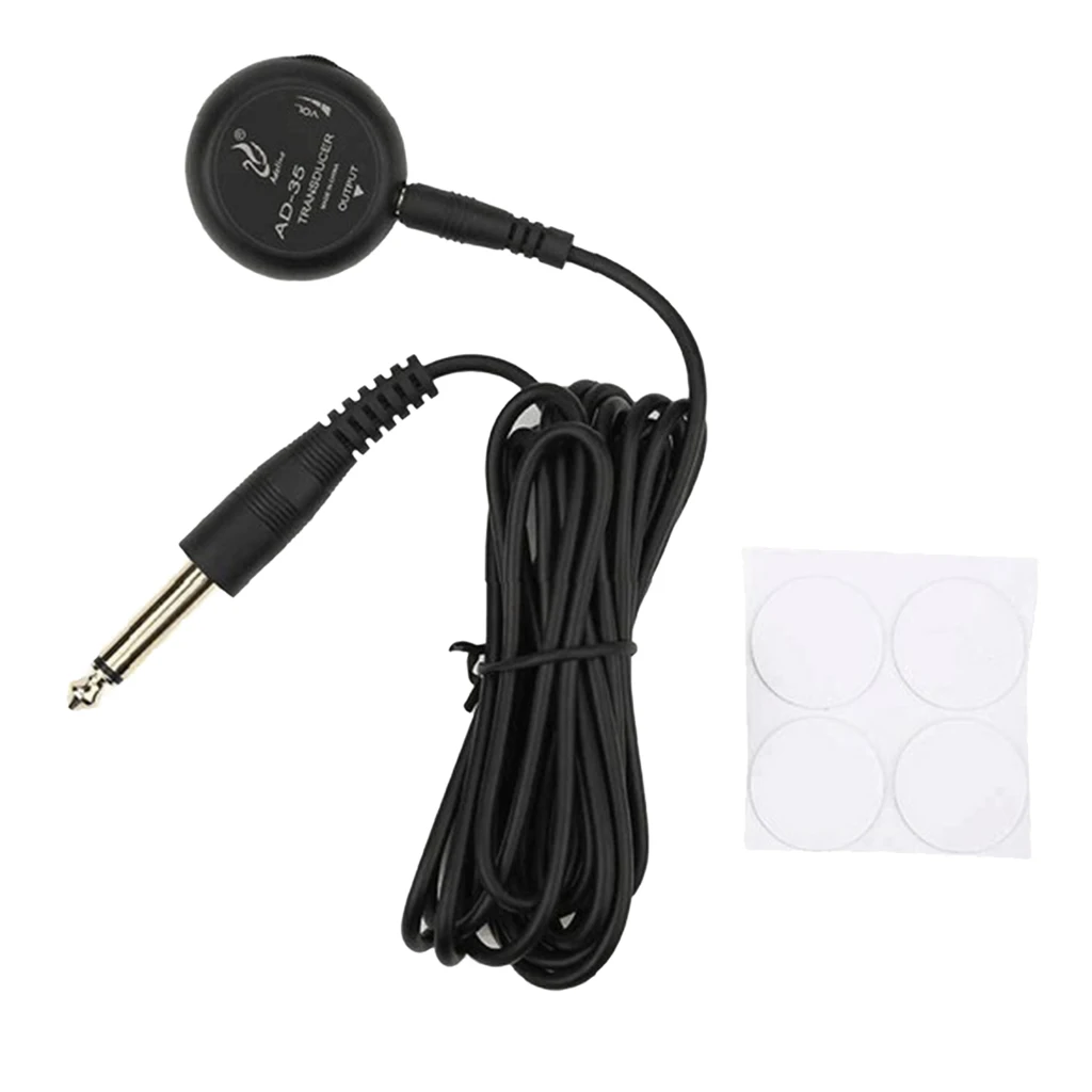 

Самоклеящаяся пьезо Soundhole датчик звукосниматель для укулеле мандолина барабан