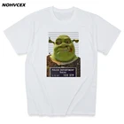 Хлопковая футболка с изображением Шрека осла принцессы Фиона слепой мыши сказочного фильма