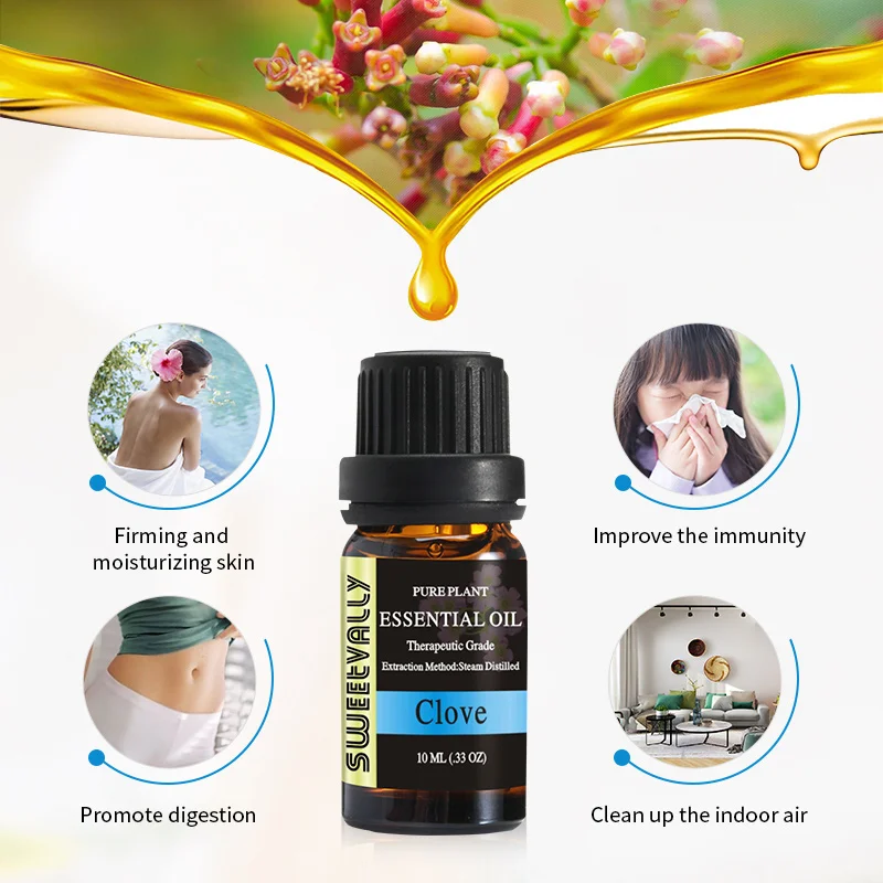 Органическое Гвоздичное Эфирное масло 10 мл натуральное эфирное