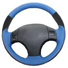 Чехол на руль для MG 6 MG 5 MG 3 EZS SW HS GS, прошитый вручную, из замши и кожи, прочный чехол с рукояткой, автомобильные принадлежности премиум-класса