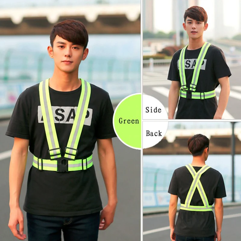 Светоотражающий ремень для мотоциклистов защитный высокий светильник корпус