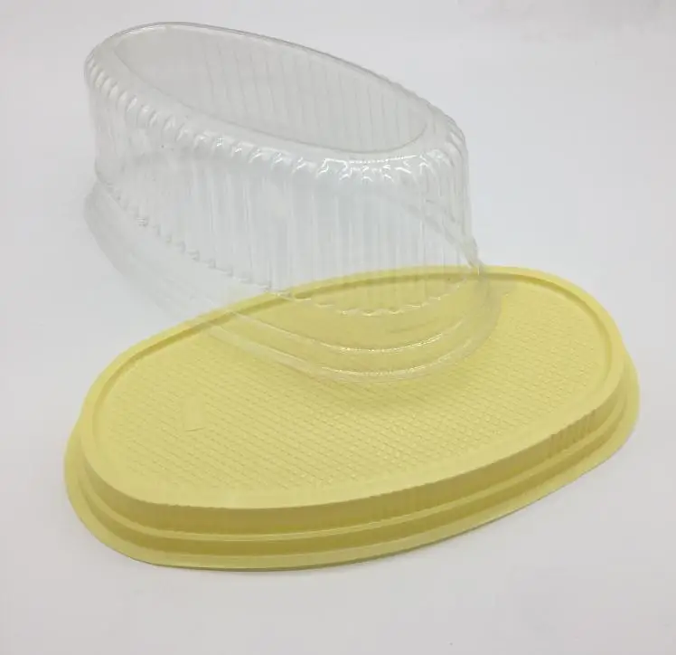 200 шт. контейнер для сырного торта пластиковая прозрачная коробка свадебного