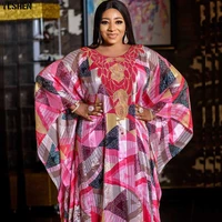 african dresses for women vetement femme 2021 fall dashiki hot drilling boubou robe africain femme abaya dubai long kaftan dress