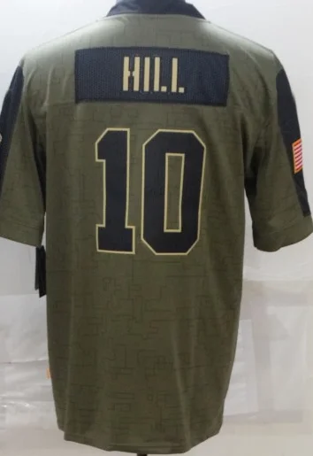 

Индивидуальный стежок, мужские платки Tyreek Hill 2021, Футбольная майка с ограниченным игроком