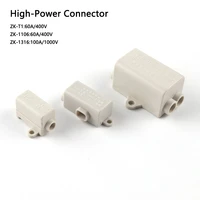 high power terminal block quick wire connector t type 60a400v 1 6mm2 electric cable splitter 100a1000v 2 5 16mm2 junction box