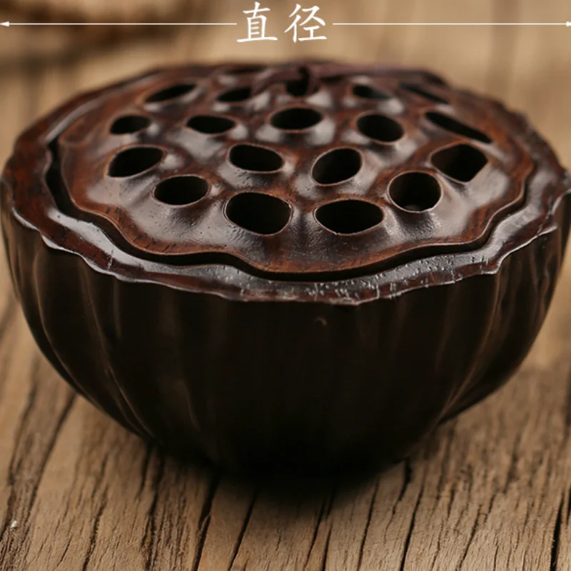 

Wooden Agarwood Burner Portable Bowl Retro Lotus Incense Burners Mini Smoke Queimadores De Incenso Aroma Diffuser ZY50XL