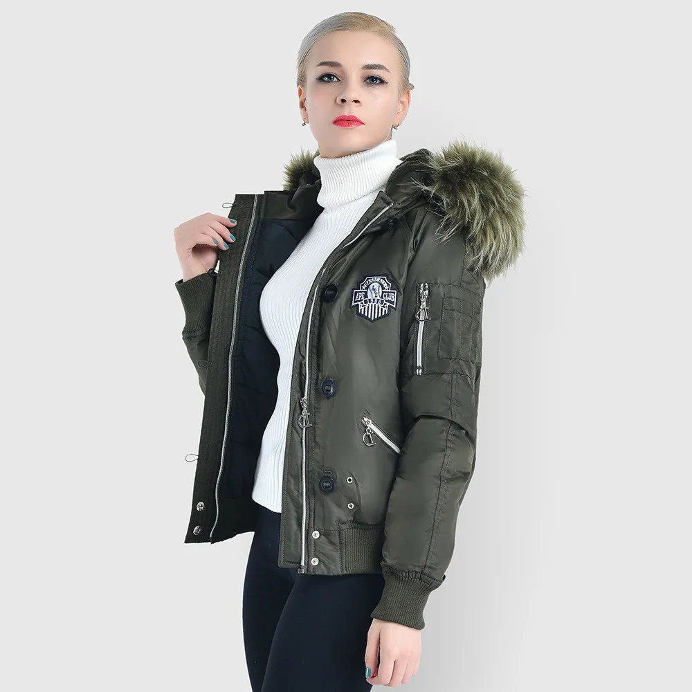 Зимняя женская куртка с хлопковой подкладкой плюс размер парка женские куртки