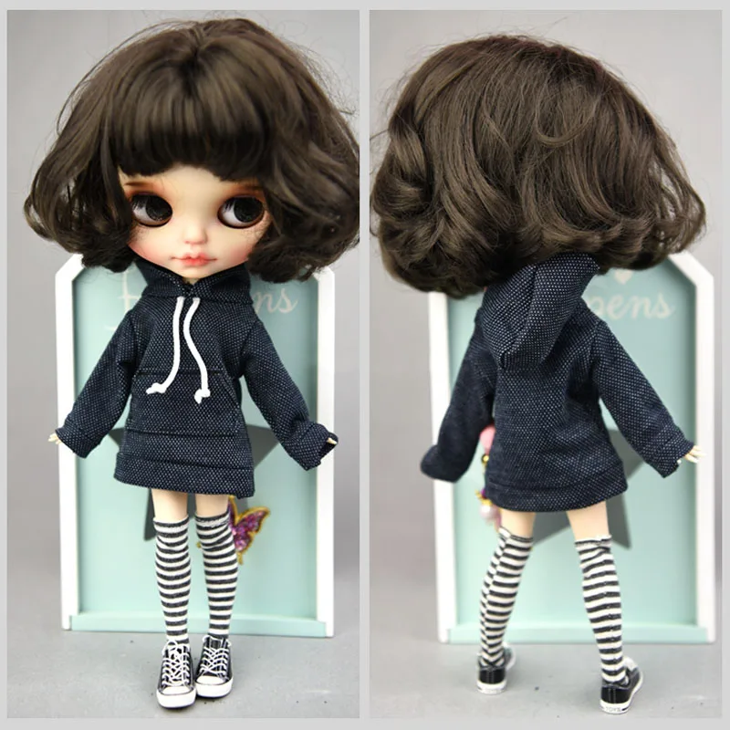 

Толстовка с капюшоном для кукол Blythe, 1/6