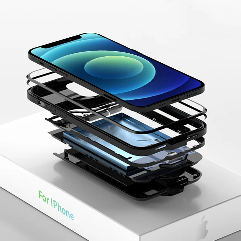 Для iPhone 12 Pro Max 10000 мАч силиконовый корпус аккумулятора Power Bank зарядное устройство