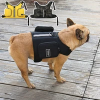 outdoor dog backpack adjustable saddle bag for small middle dogs dog backpack harness carrier for traveling hiking pet supplies