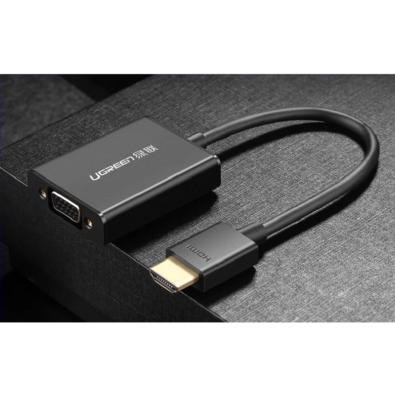 Ugreen HD к разъему VGA HDMI Compat VGAAudio мужской Tou женский HDMIVGA конвертер Кабель Графика