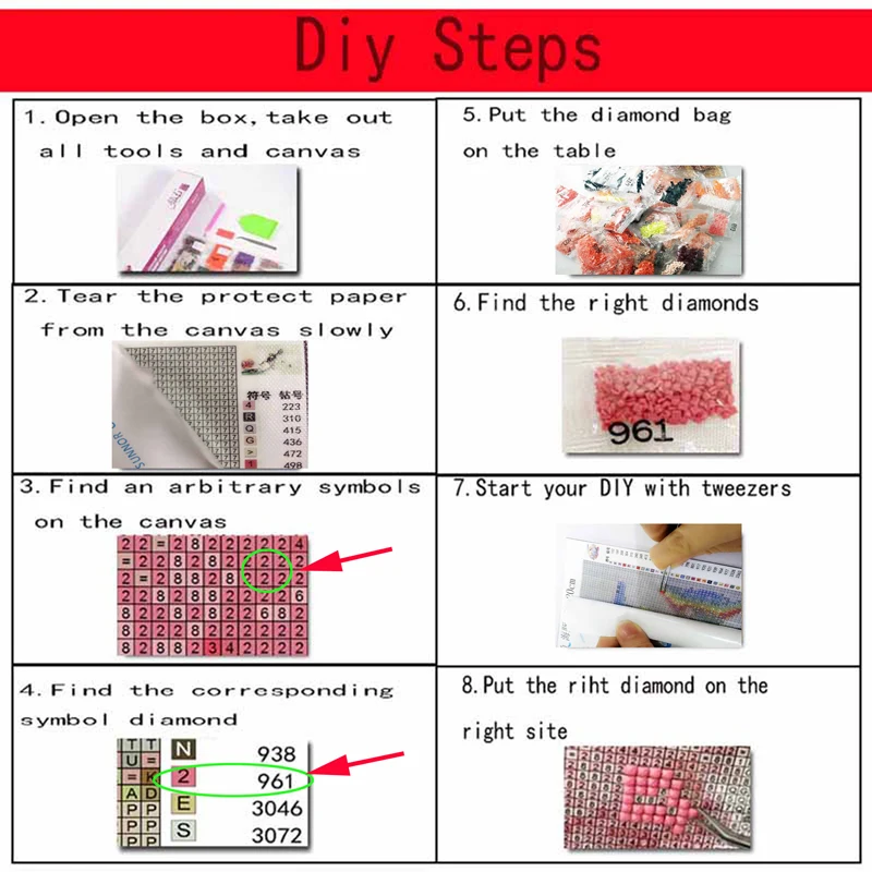 Черный белый цвет Лошадь 5d DIY алмазная живопись 3 шт. Набор для вышивания