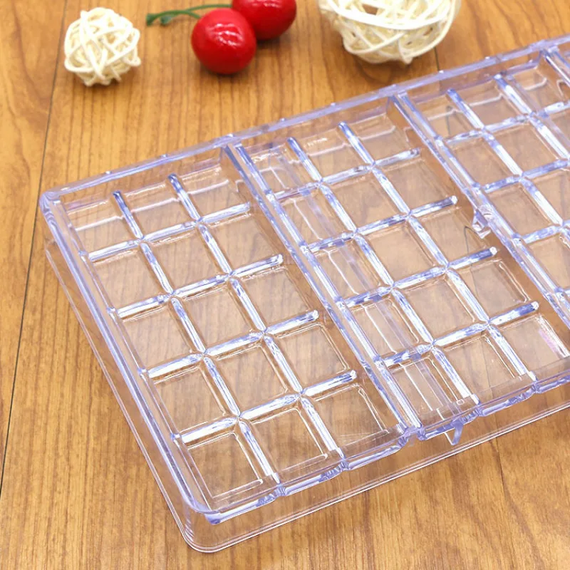 Настоящая форма из поликарбоната для шоколада помадки конфет желе Пластиковая