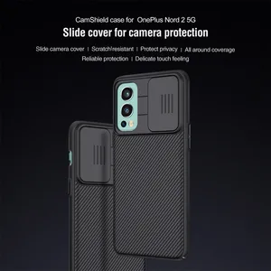 For OnePlus Nord 2 5G NILLKIN Camera Protection Slide Cover Back Shell CamShield Case Matte Non-slip