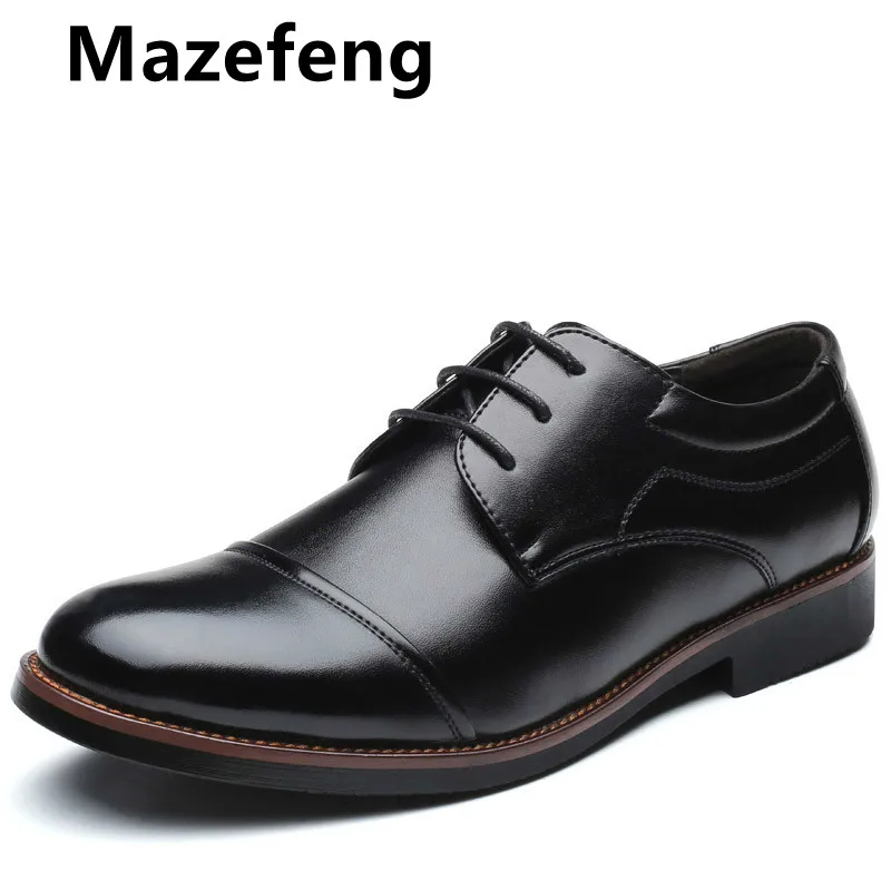 Mazefeng мужские Туфли под платье официальная формальная одежда спецодежда мягкие