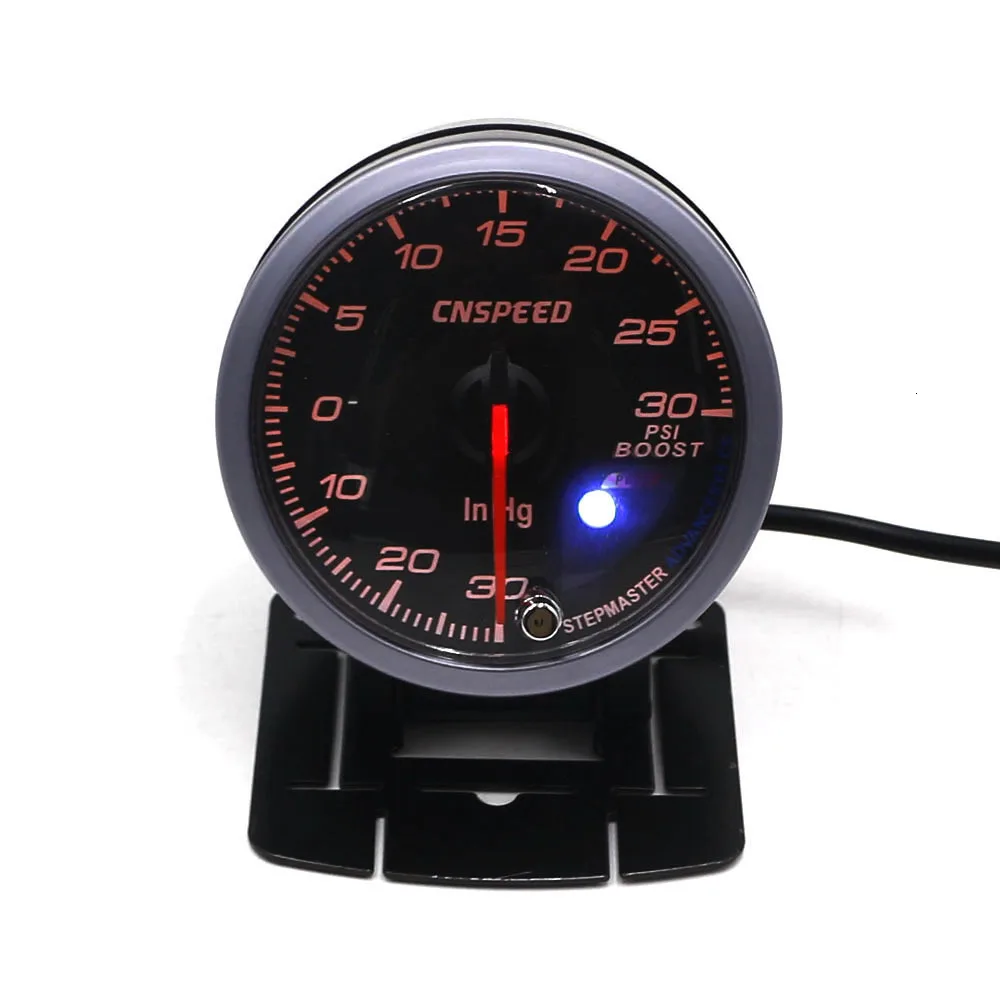 CNSPEED 60 мм Автомобильный турбо Boost Gauge PSI с сенсором черное лицо белое и Янтарное освещение турбо boost метр и Регулируемый контроллер