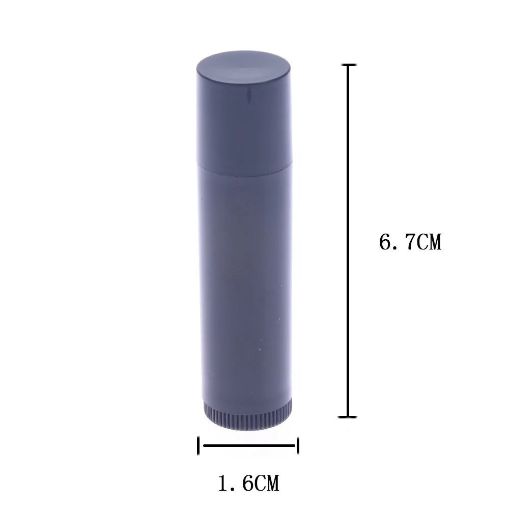 

5 Pcs 5 ML Colourful Empty Plastic Lip Gloss Tube Refillable Lip Balm Bottle Reusable Sample Container For Lipstick Cosmetic