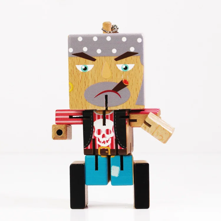 Новый мультипликационный Многофункциональный пиратский робот-фигурка