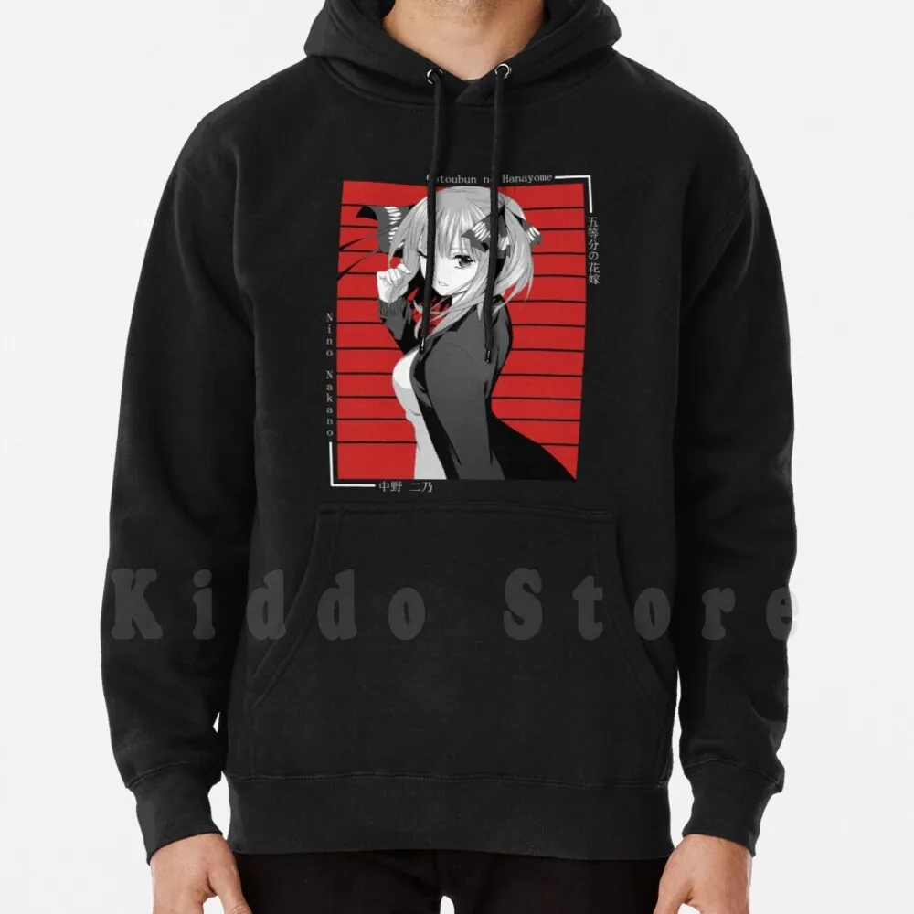 Худи Sayonara - Nino (gotouпучок No Hanayome) с длинным рукавом Аниме Манга вайфу кавайная аниме девушка Мику Накано 5