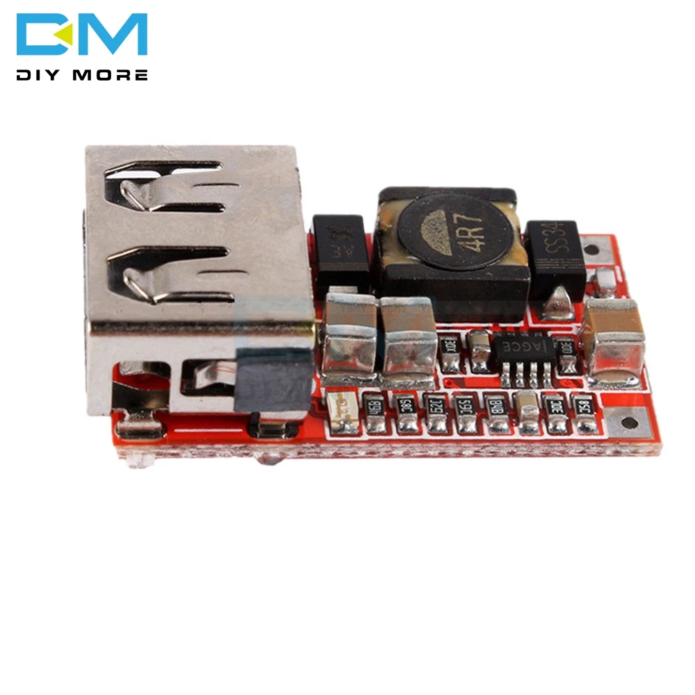 5 шт. USB зарядное устройство понижающий модуль Converter преобразователь модуль питания автомобиля эффективность Buck модуль 6-24 в 24 в 12 В до 5 В 3A